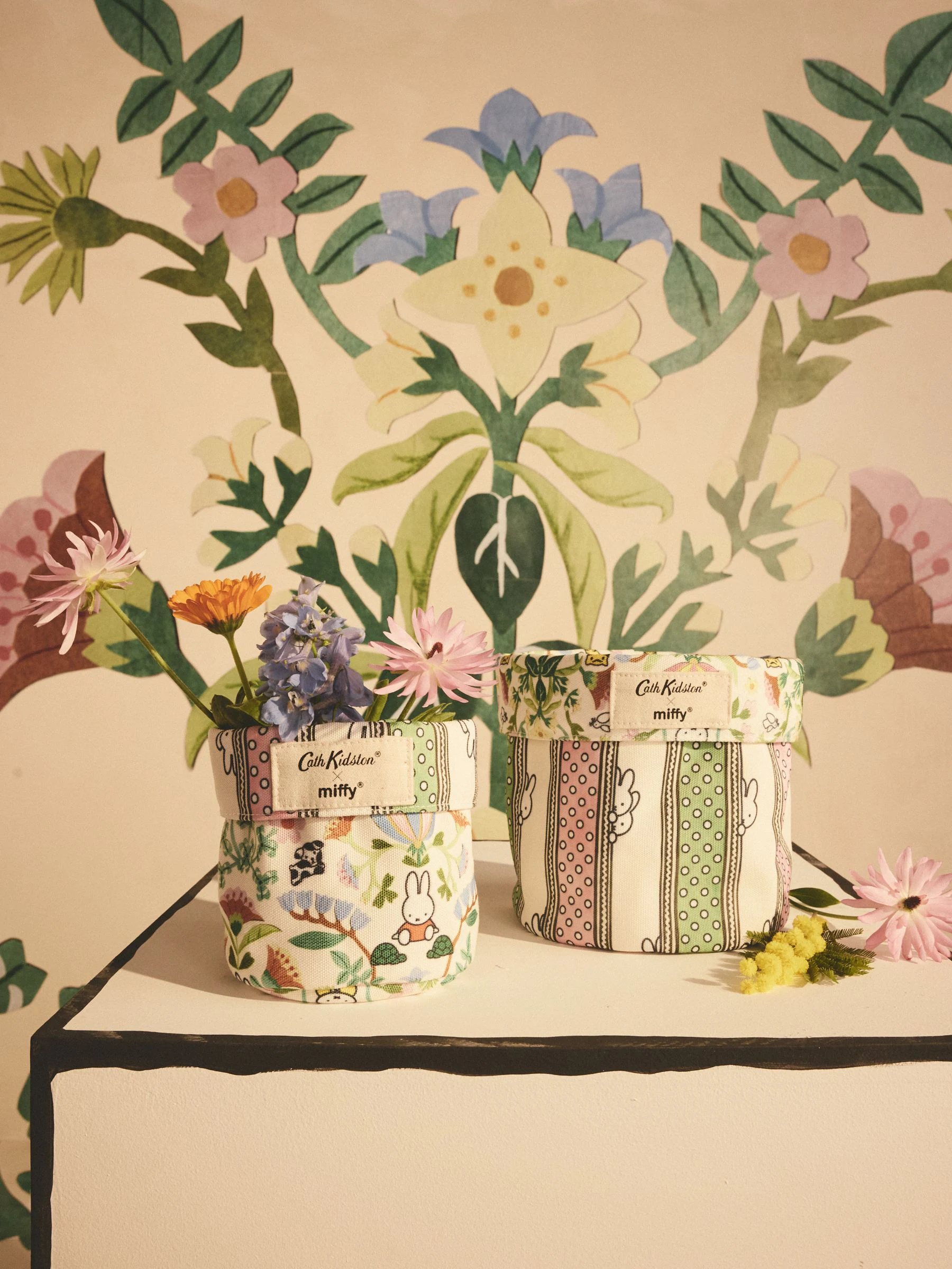 Cath Kidston set van 2 omkeerbare opbergtassen