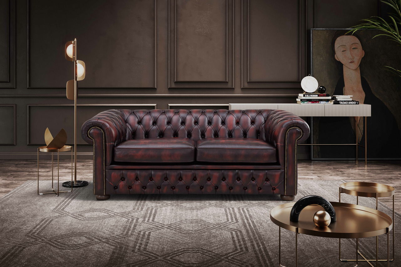 Zurbrüggen Sofa 3er I 913 CHESTERFIELD
