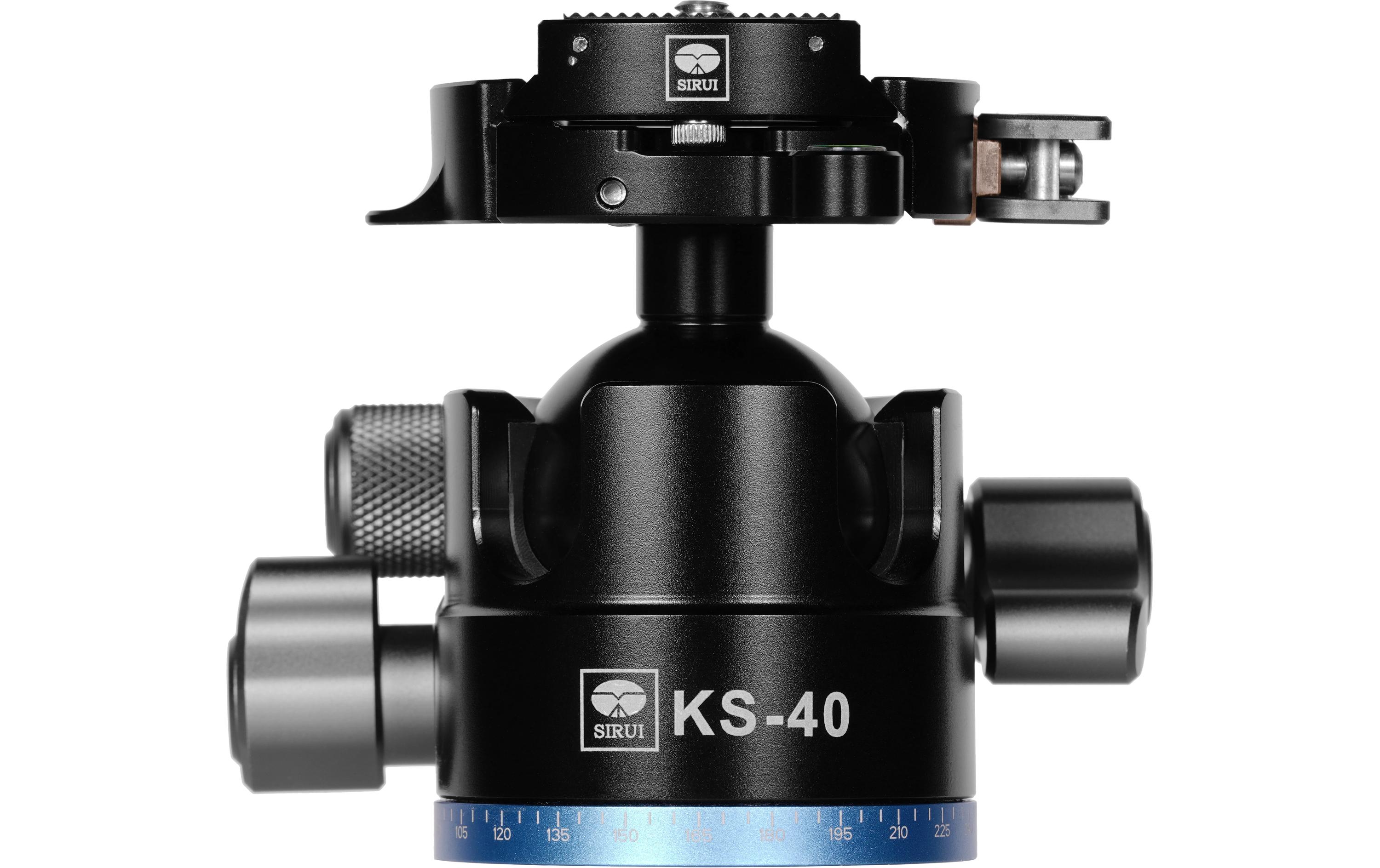 Kugelkopf KS-40<br>Kugelkopf mit Schnellverschluss und TY-55X Platte