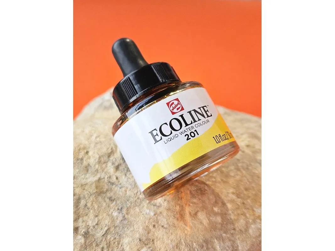 Ecoline Liquid Watercolour Bottle Light Yellow 201