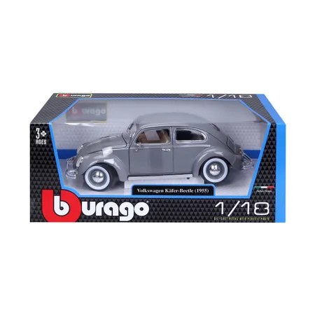 BBURAGO VW Käfer ´55 grau,1:18