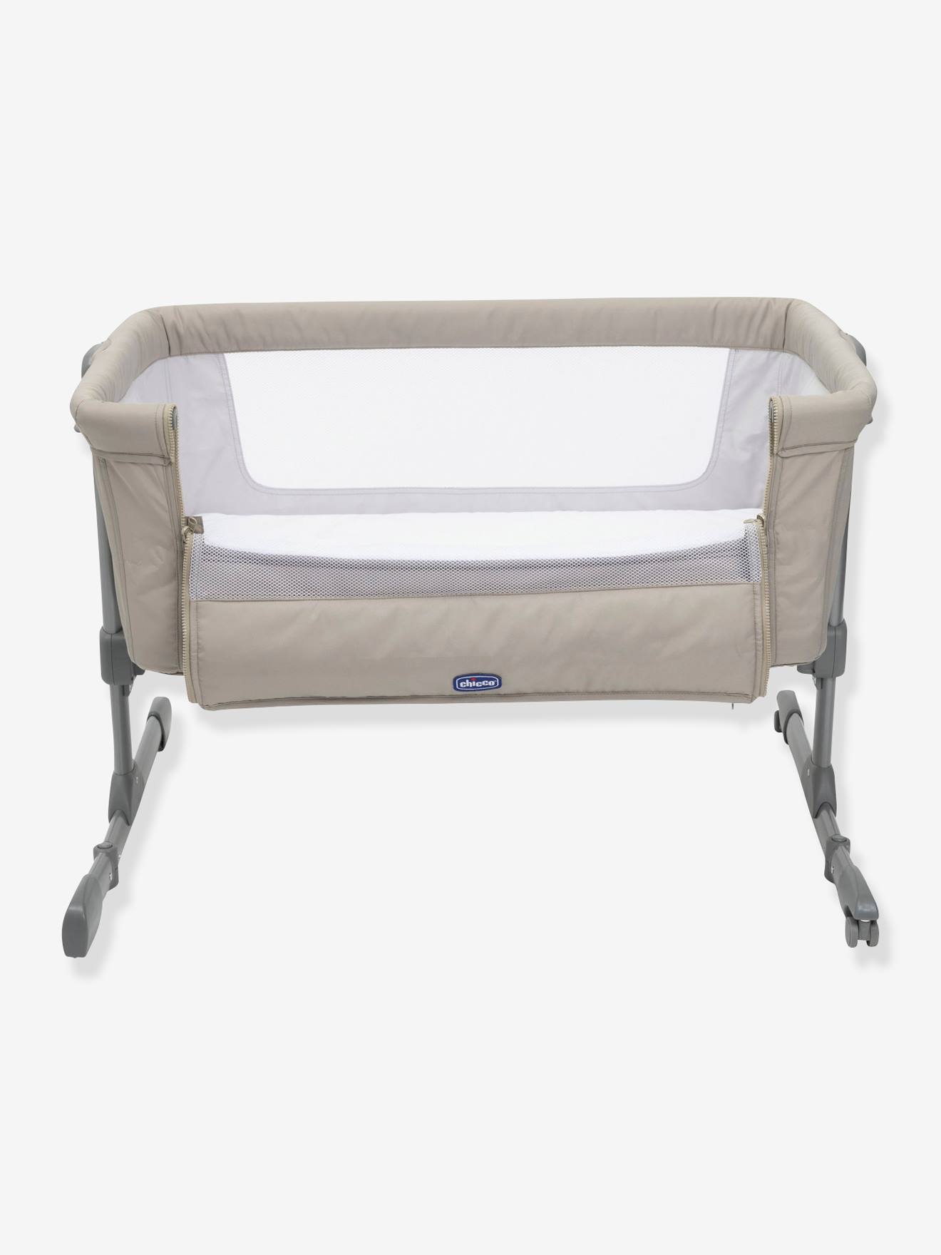 Berço Chicco Next2Me Essential para dormir junto com a família, azul