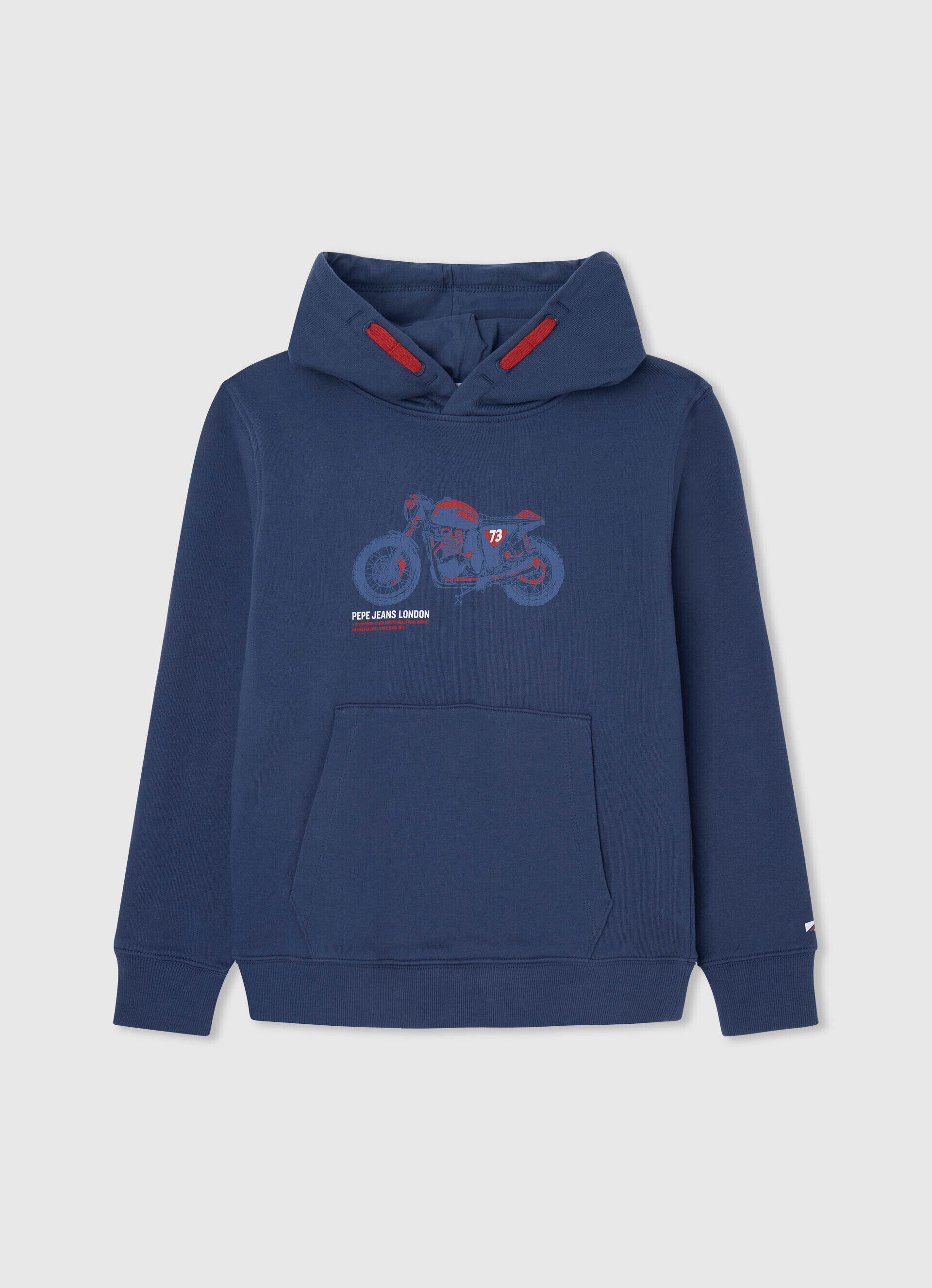 MOLETOM COM CAPUZ PARA MOTOCICLISTA - Jarman Azul