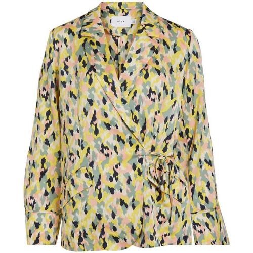 Vila - VISOFFY L/S WRAP BLAZER/SU Amarillo