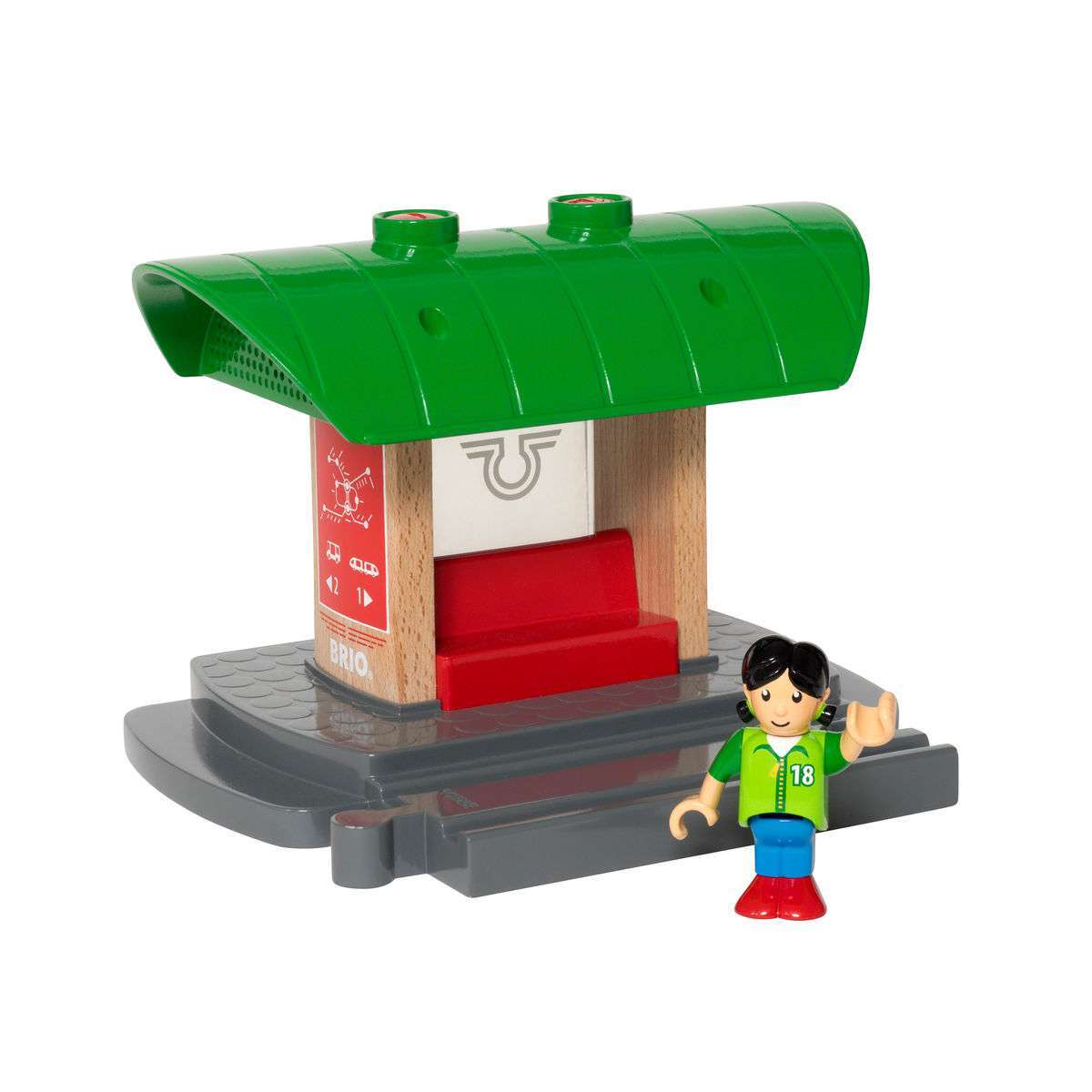 BRIO Spiel Bahnhof mit Aufnahmefunktion