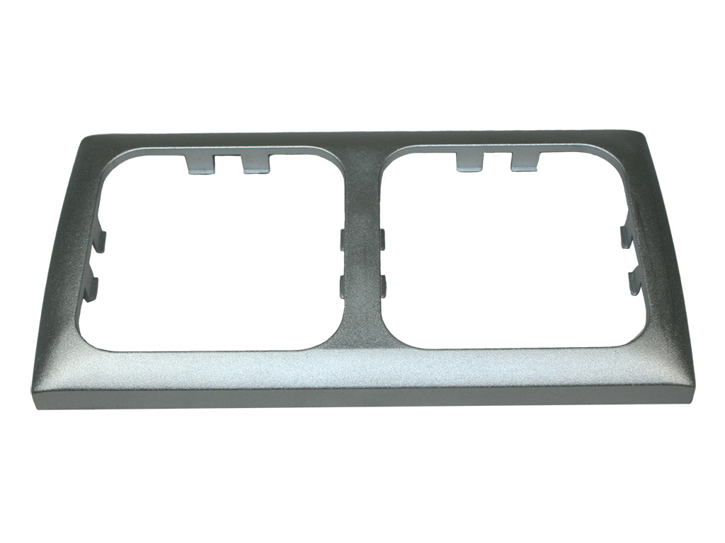 HABA C-line dubbel afdekraam - silver