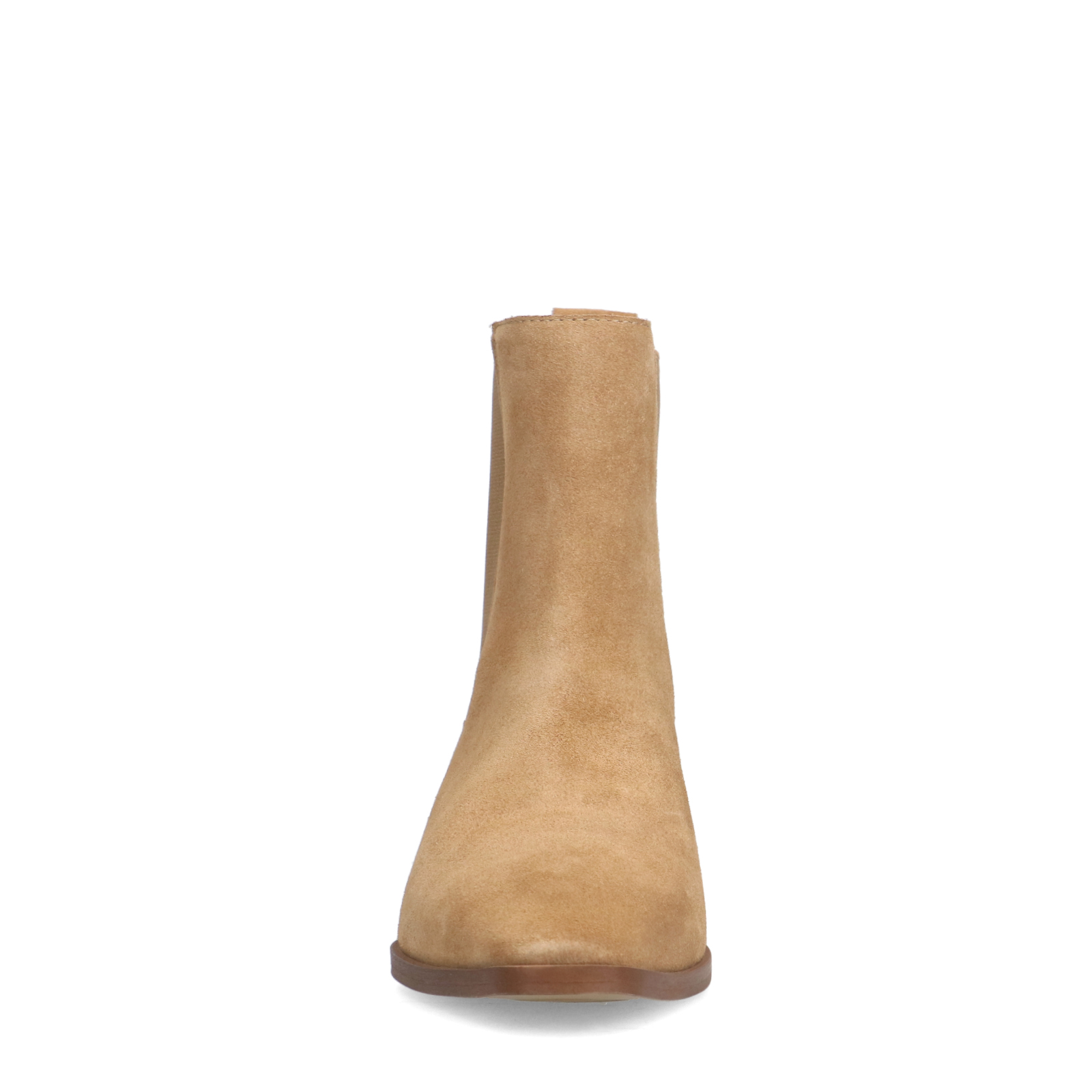 Beige suède chelsea boots