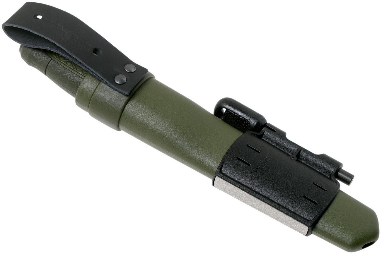 Mora Kansbol Green 13912 bushcraftmes met schede en survival kit