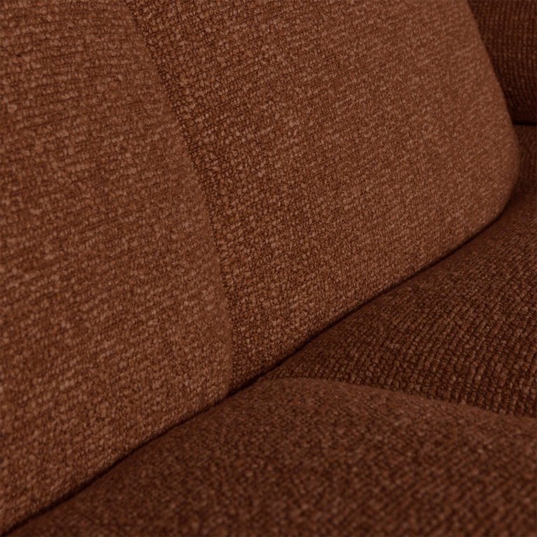 WOOOD Mojo bank chaise longue links bouclé bruin