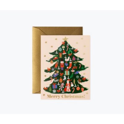 Merry Christmas Trimmed Tree