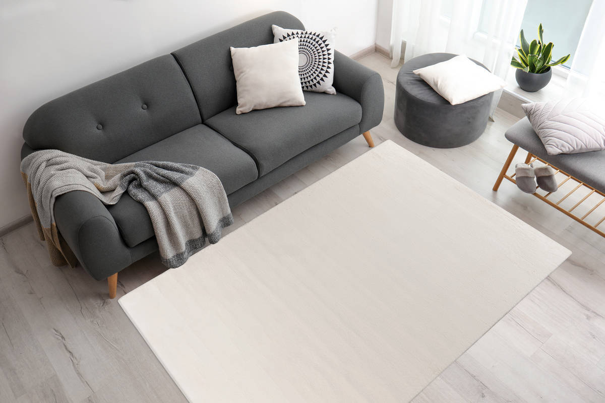 Kurzflorteppich RABBIT PRIME 125 - weiß - 80x150 cm