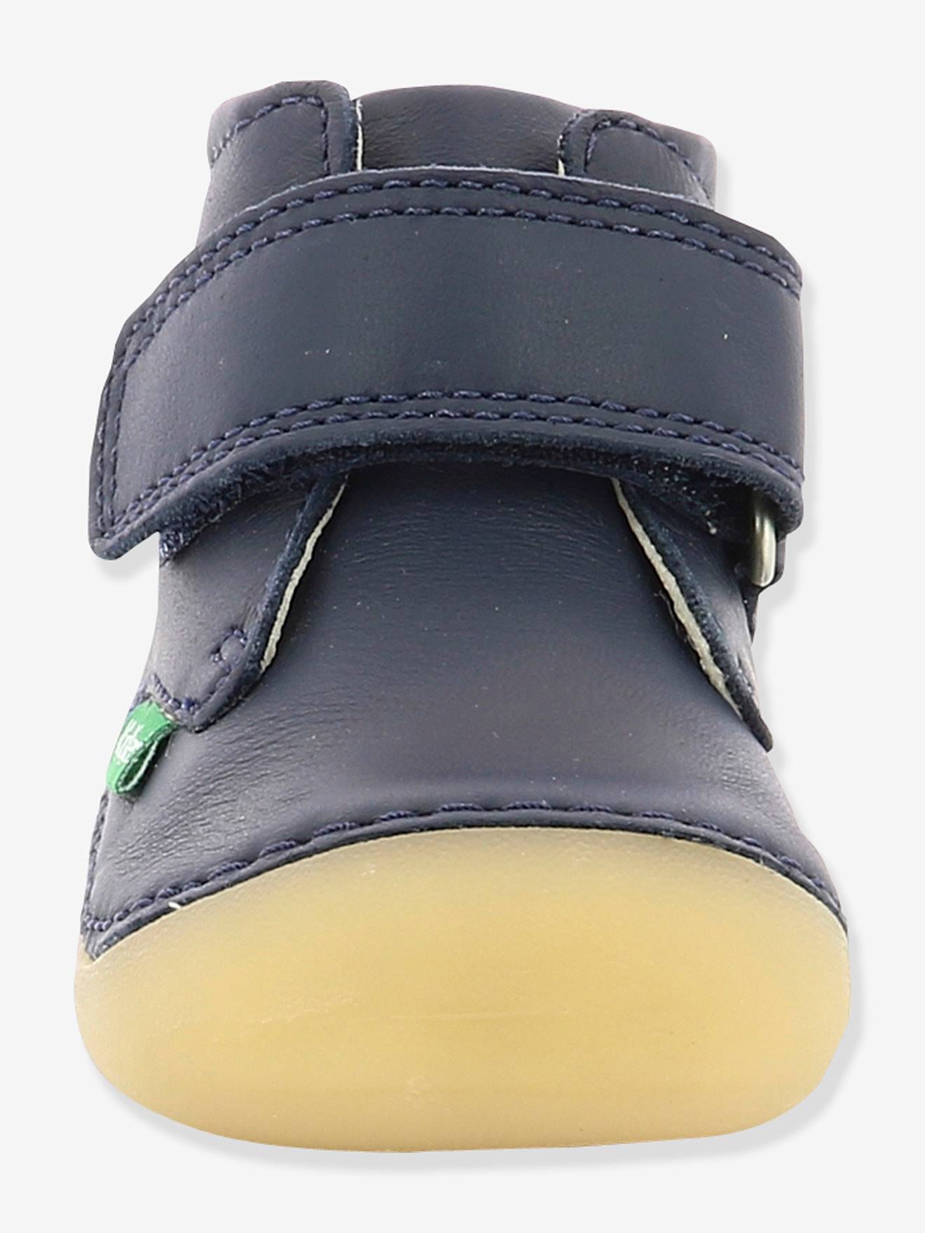 Sabio KICKERS® Botinhas de Couro para Bebê Primeiros Passos Tinta