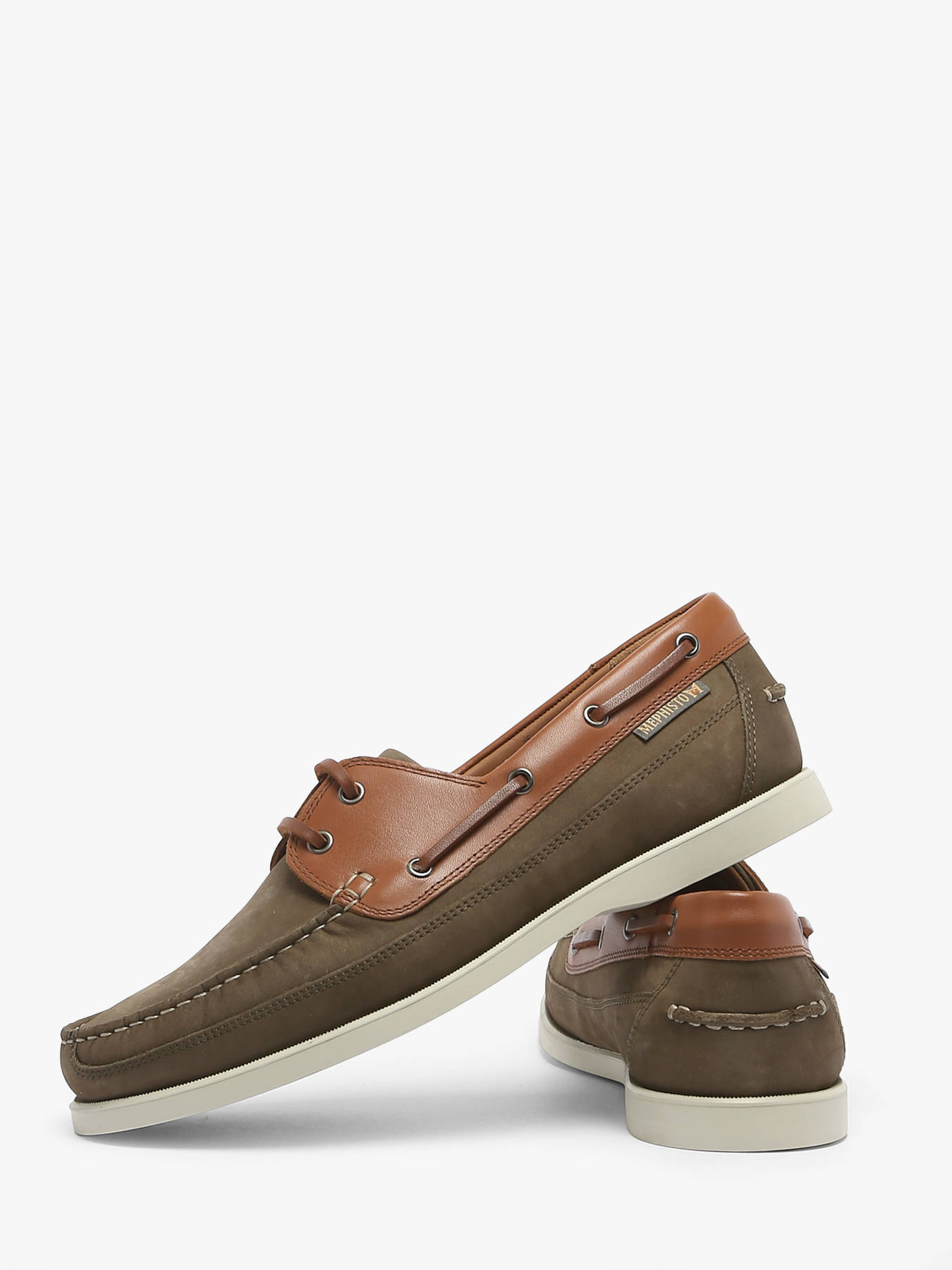 Chaussures bateau en cuir MEPHISTO