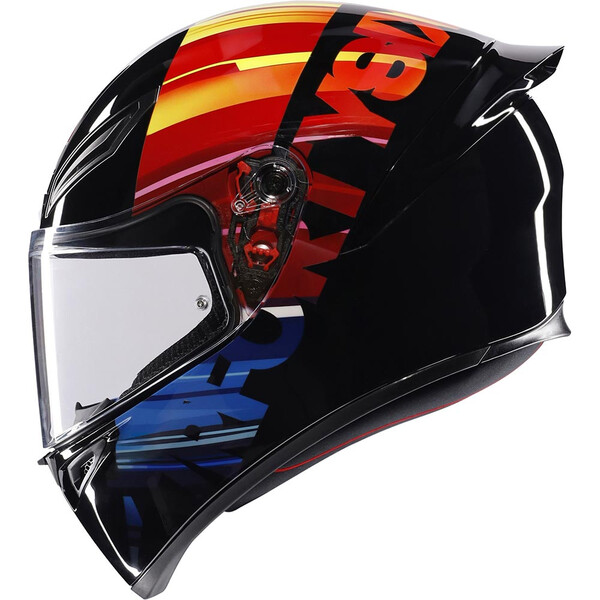 AGV - Casque K1 S Pulse 46 Noir / Multicolore