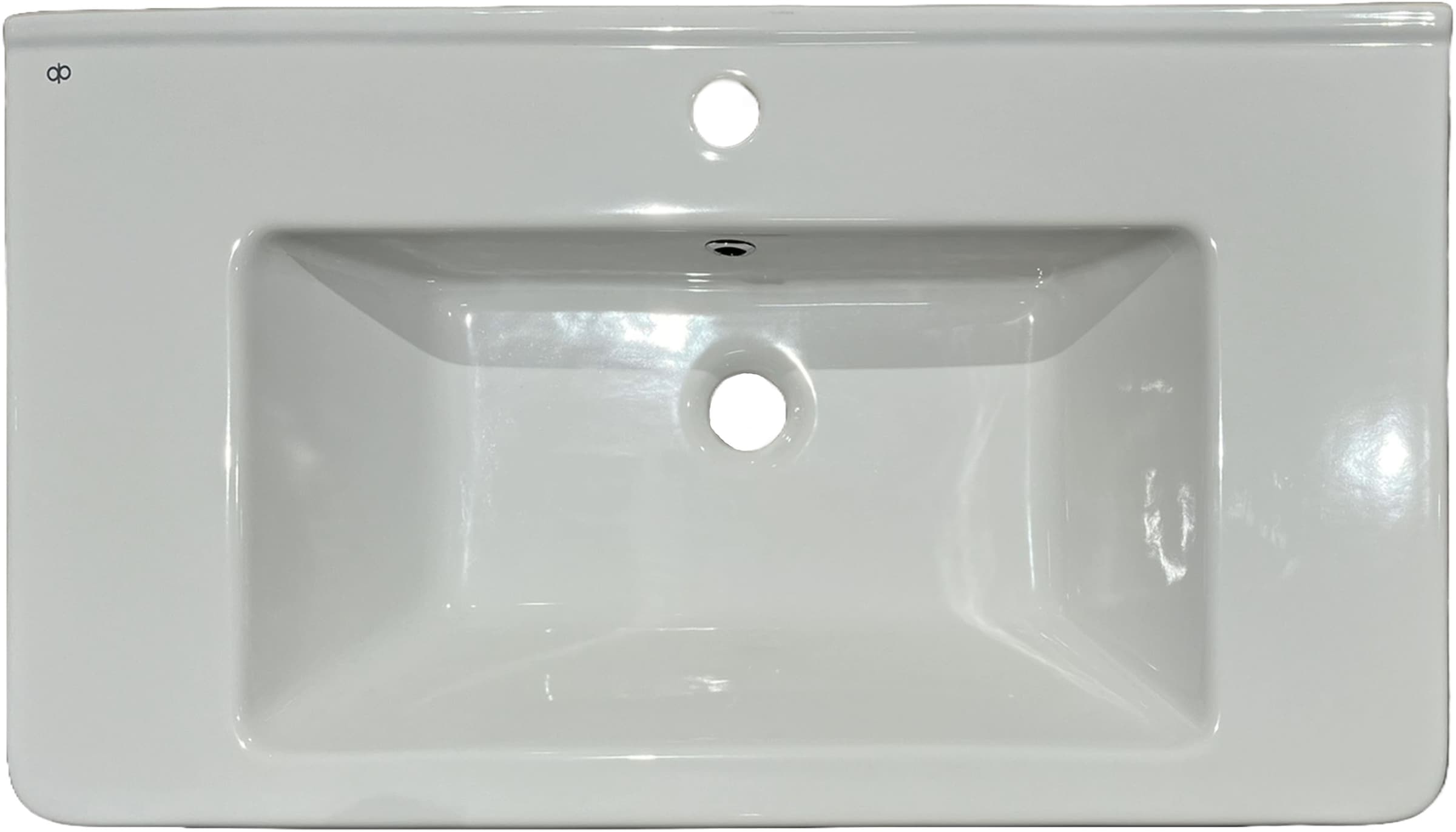 Home affaire Waschtisch »Landsby, Breite 133 cm, inkl. Mineralguss-Waschbecken, 4 Schubkästen« 2 Stk. tlg. inkl. Waschbecken