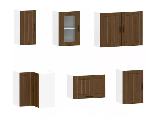 Ensemble d'armoires de cuisine 11 pcs Kalmar bois d'ingénierie