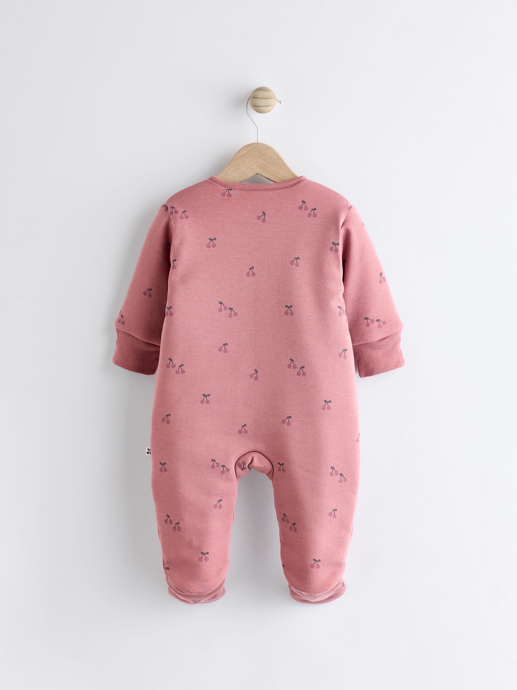Roze kers - 2.5 TOG gewatteerde babypyjama