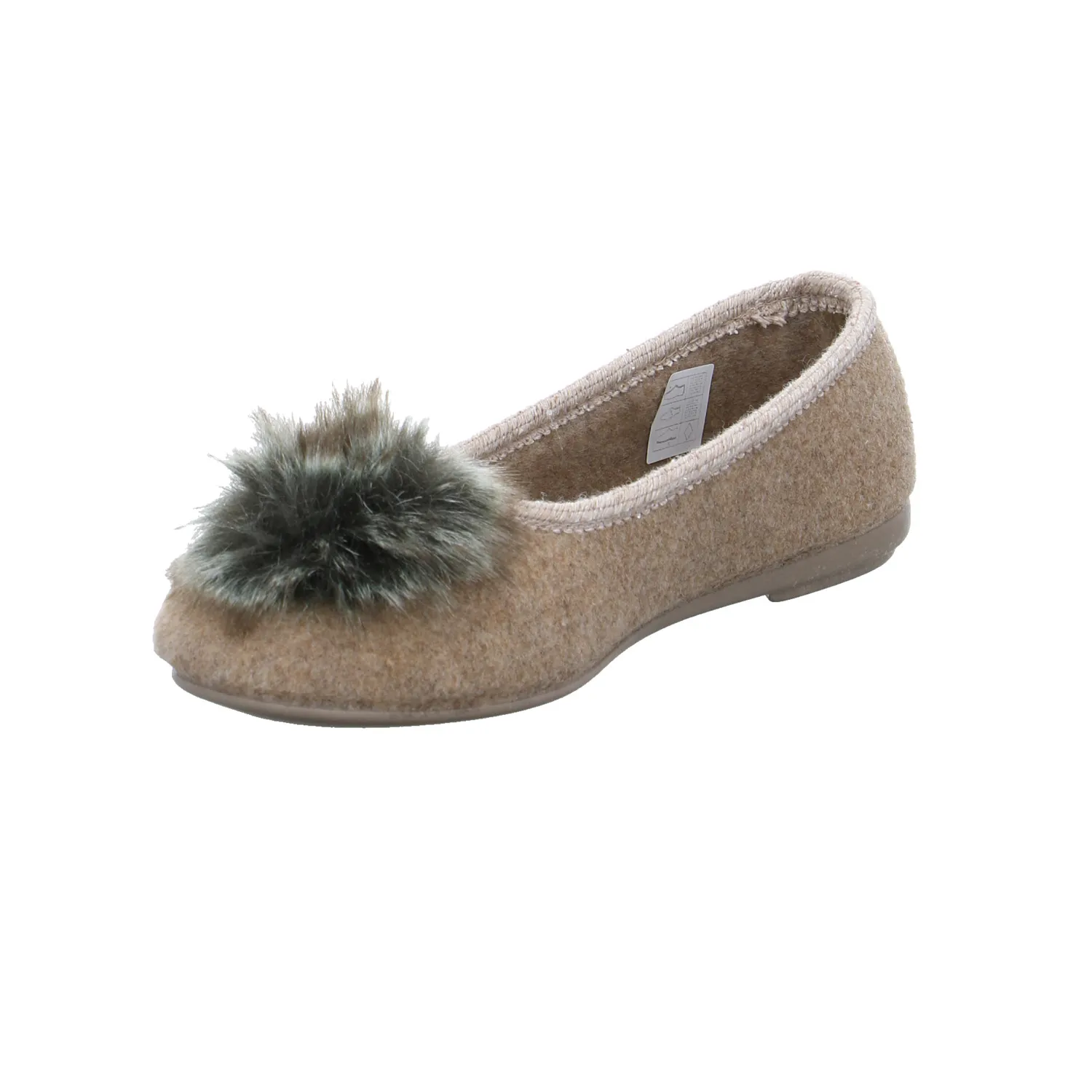 LIEBLINGSPAAR Hausschuh Beige Textil