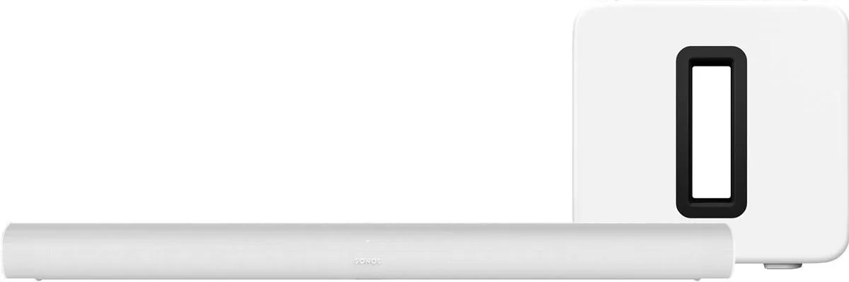 Sonos Arc Blanc   Sub Blanc Barres de son