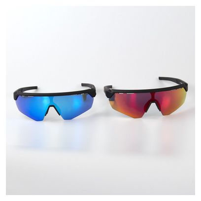 Lunettes Eltin Killer Noir Mat et Rouge