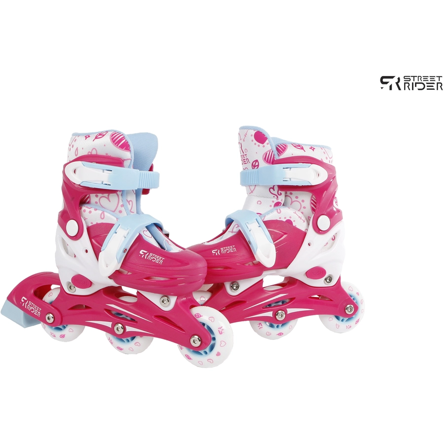 Van Manen Inlineskates für Kinder verstellbar Street Rider Rosa 31 - 34 Rosa