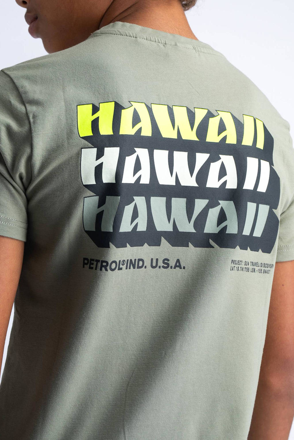 Petrol Industries T-shirt kaki