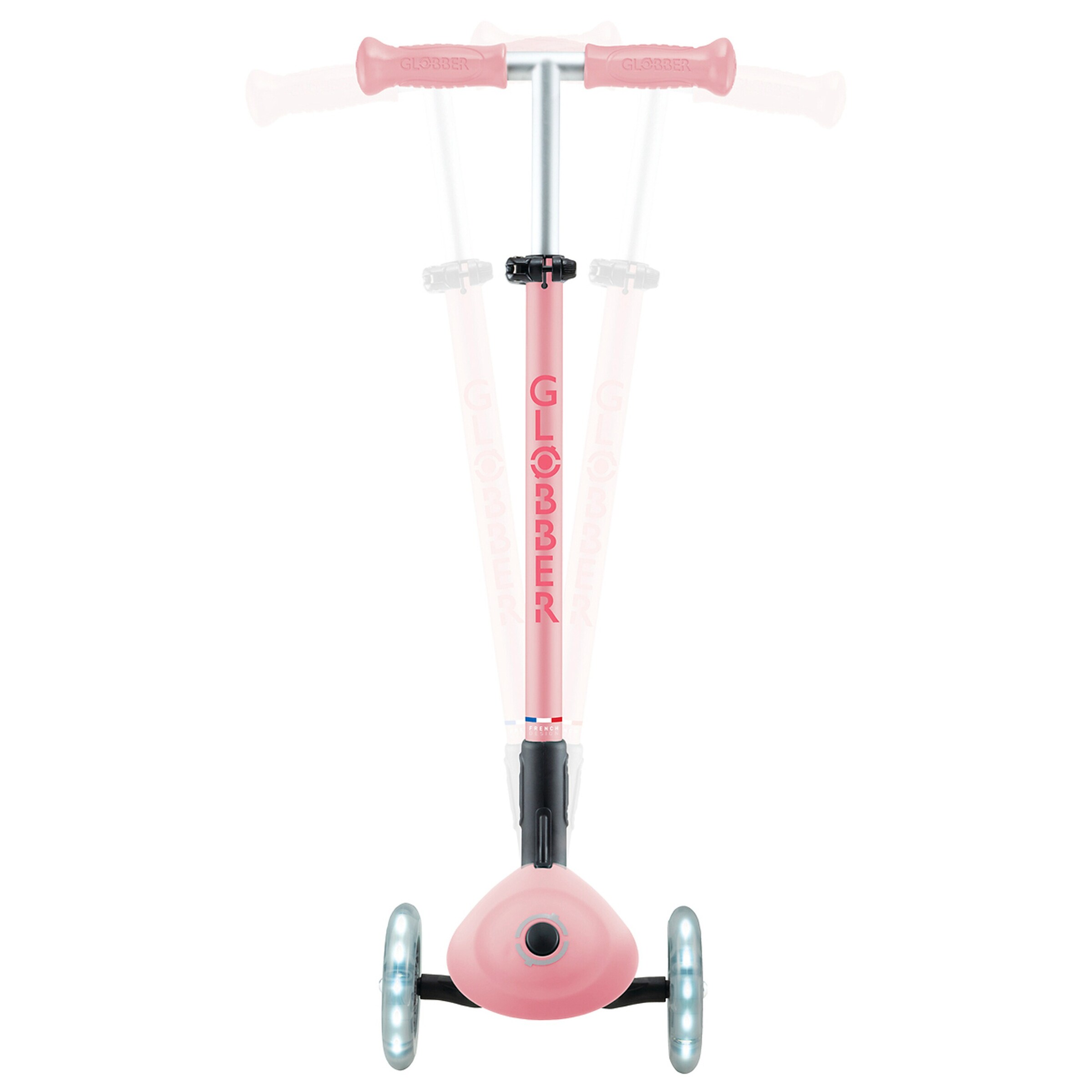 Globber Scooter PRIMO Foldable Plus Lights rosa
