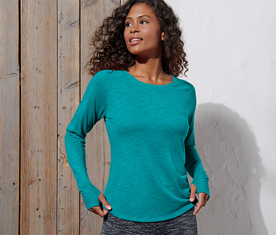 Langarm-Sportshirt