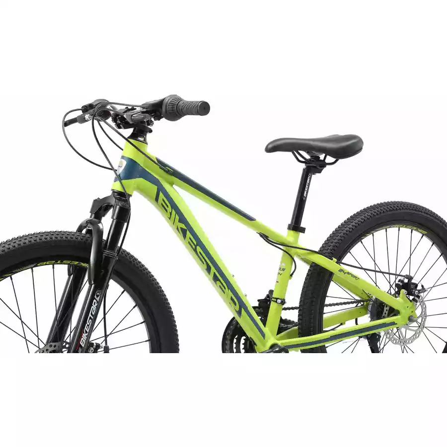 Bikestar Kinderrad 24 Zoll Alu MTB Sport grün
