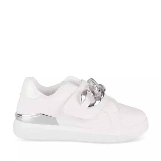 Baskets BLANC LOVELY SKULL
