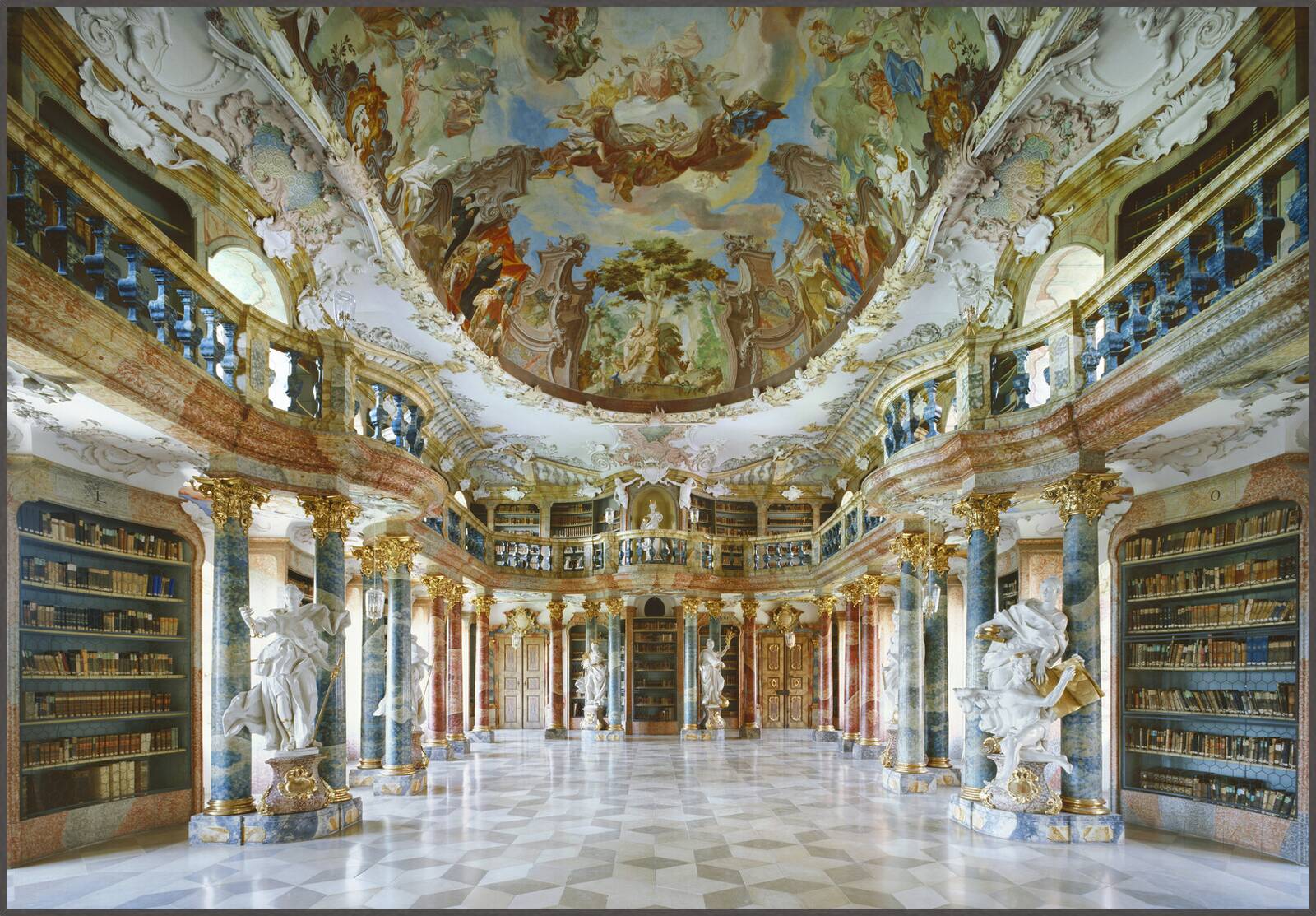 Benediktinerabtei Wiblingen by Rafael Neff - Limited Edition. Edition of: 150. Signed.