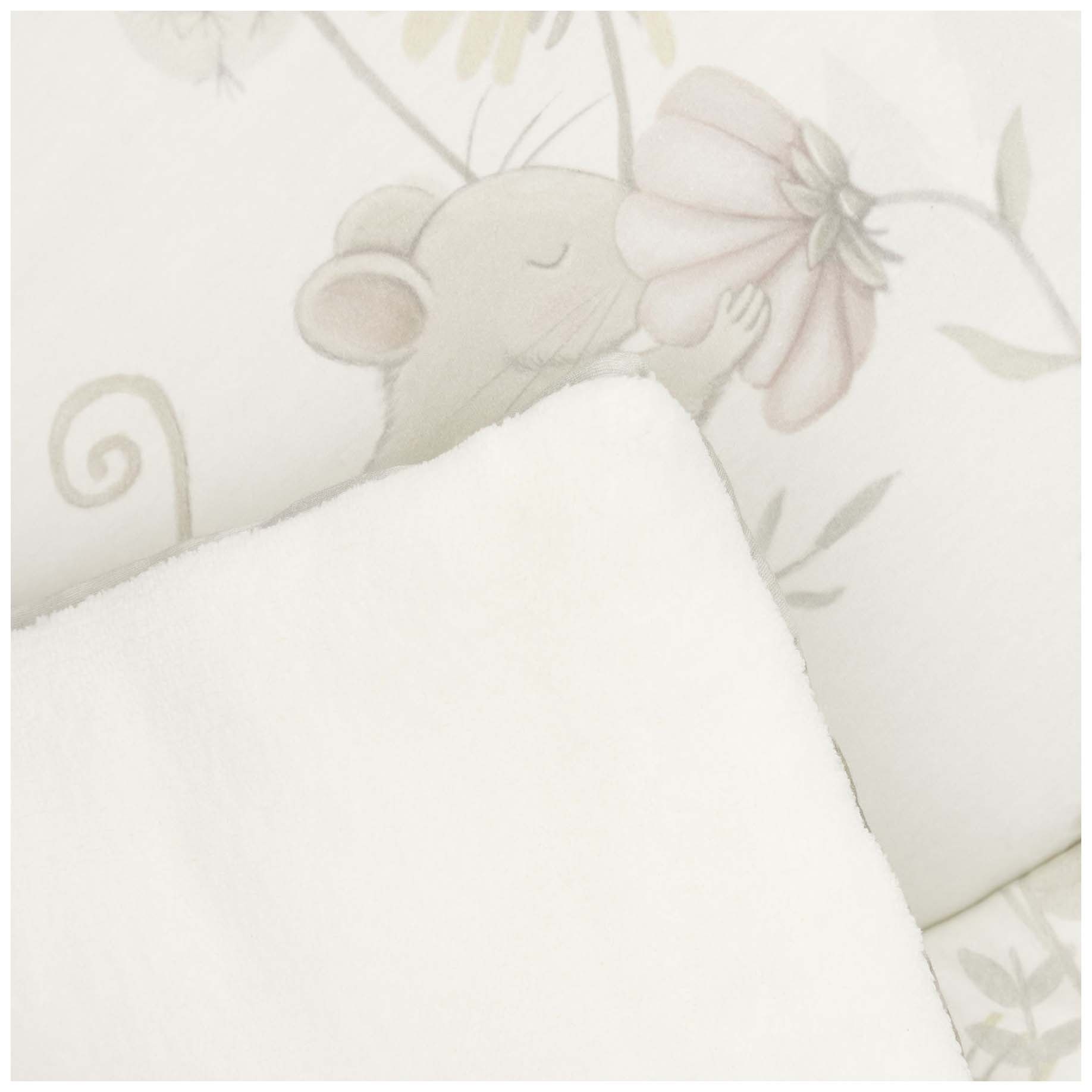Jollein boxkleed dreamy mouse wit - Prénatal