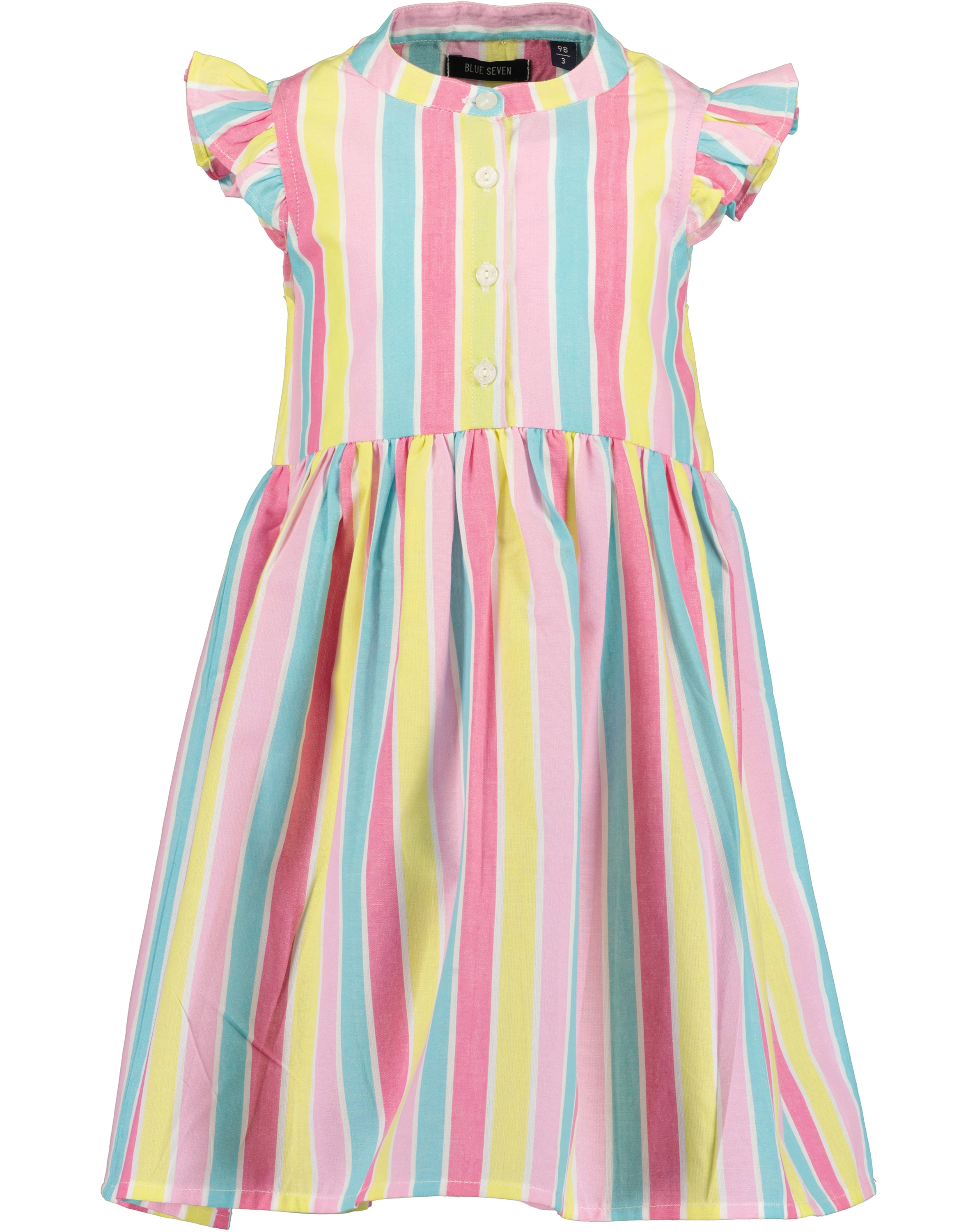 Kleid FUN DAY ohne Arm gestreift in pink