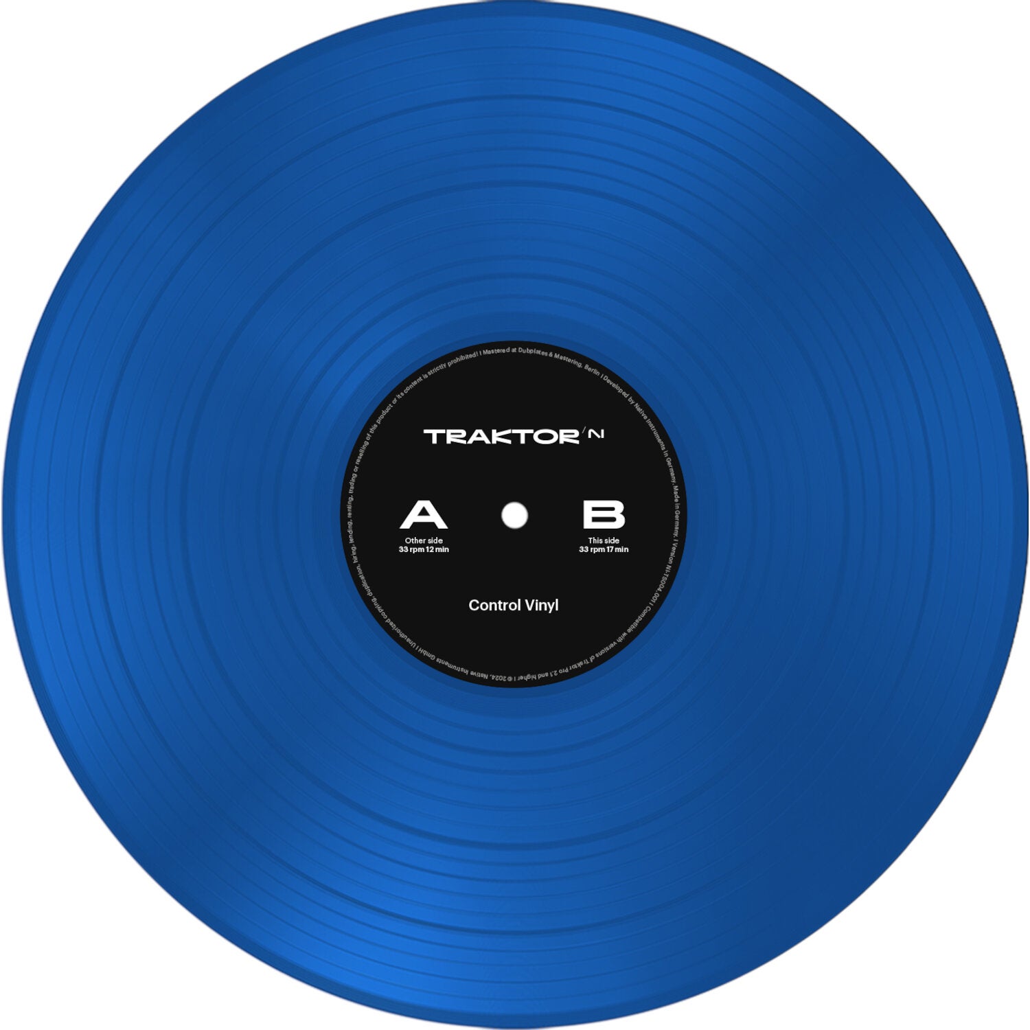 Native Instruments Traktor Control Vinyl Blue (2024 Edition)