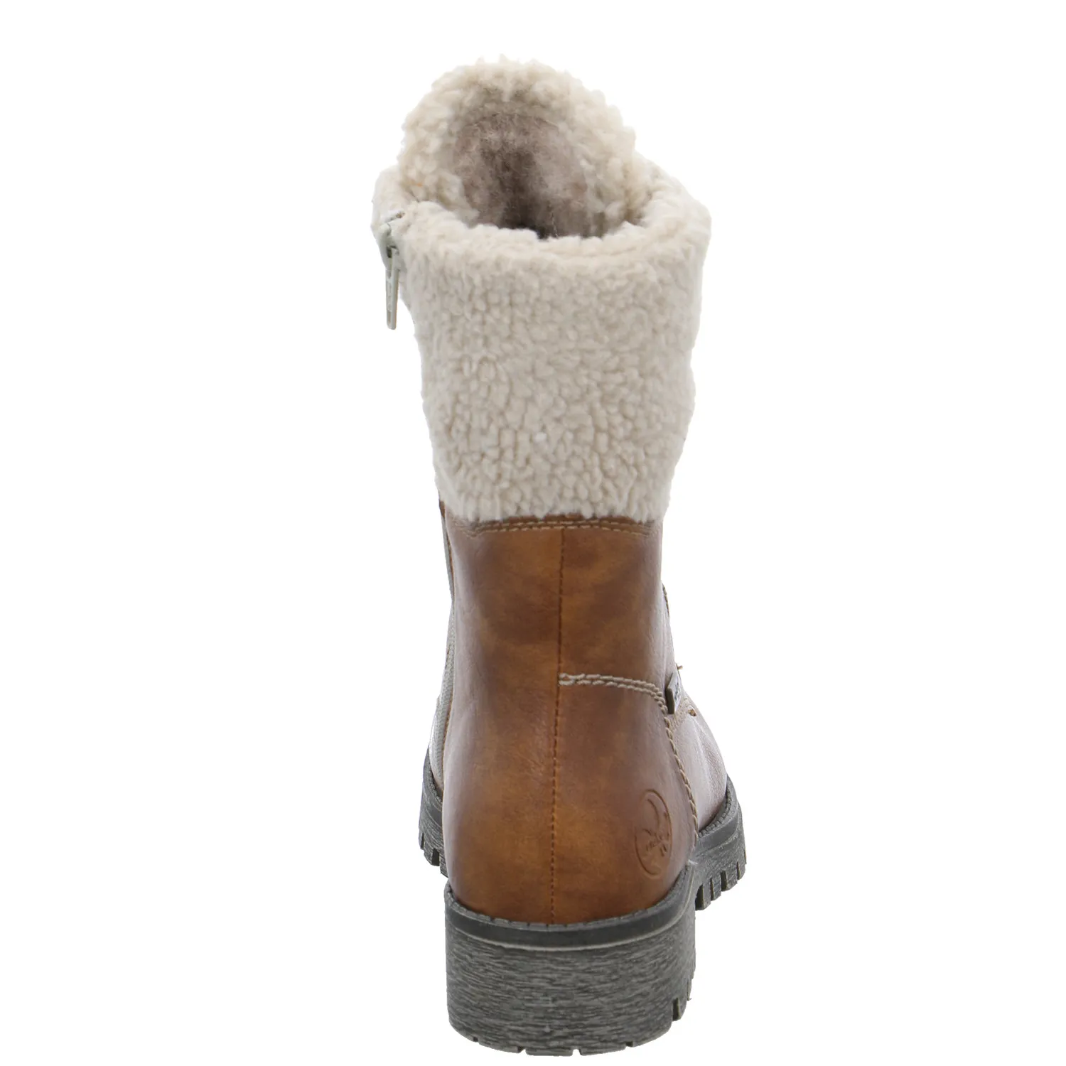 RIEKER Boot Cognac Lederimitat  mit Rieker-TEX