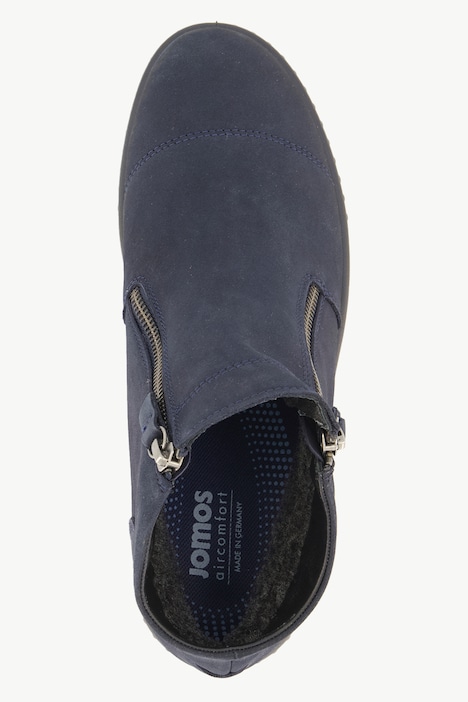 Jomos Leder-Sneaker, Nappaleder, Zipper, Weite H