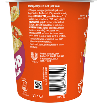 Unox Good Potatoes Spek en Ui 51 g