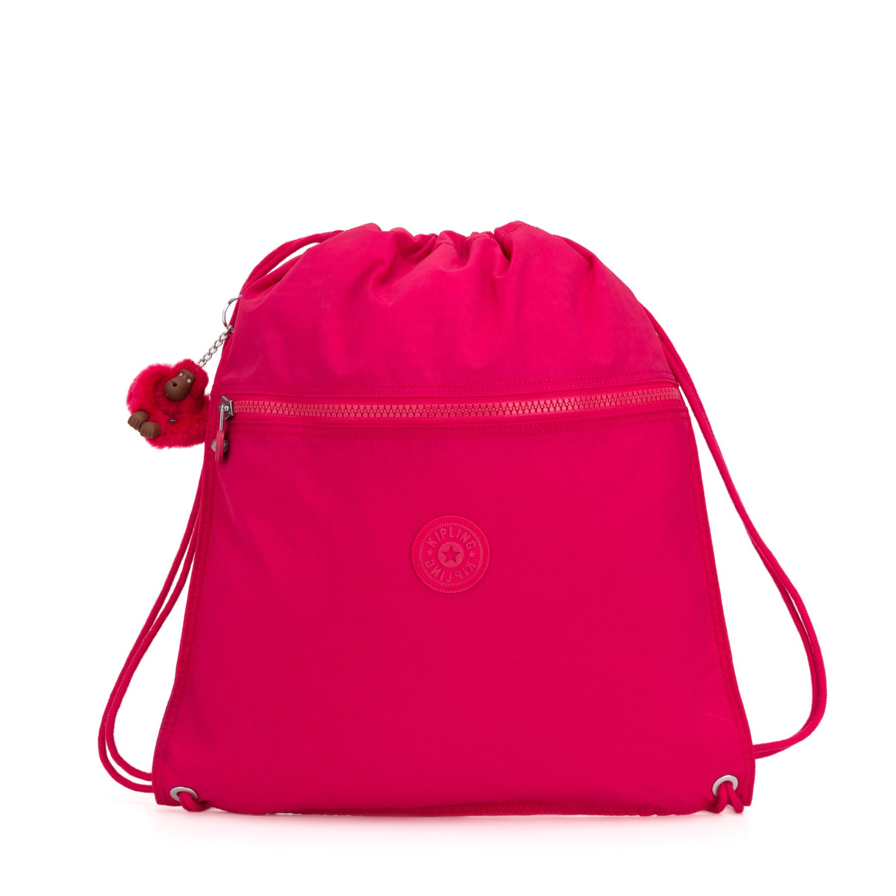SUPERTABOO Sac moyen avec cordon de serrage - True Pink