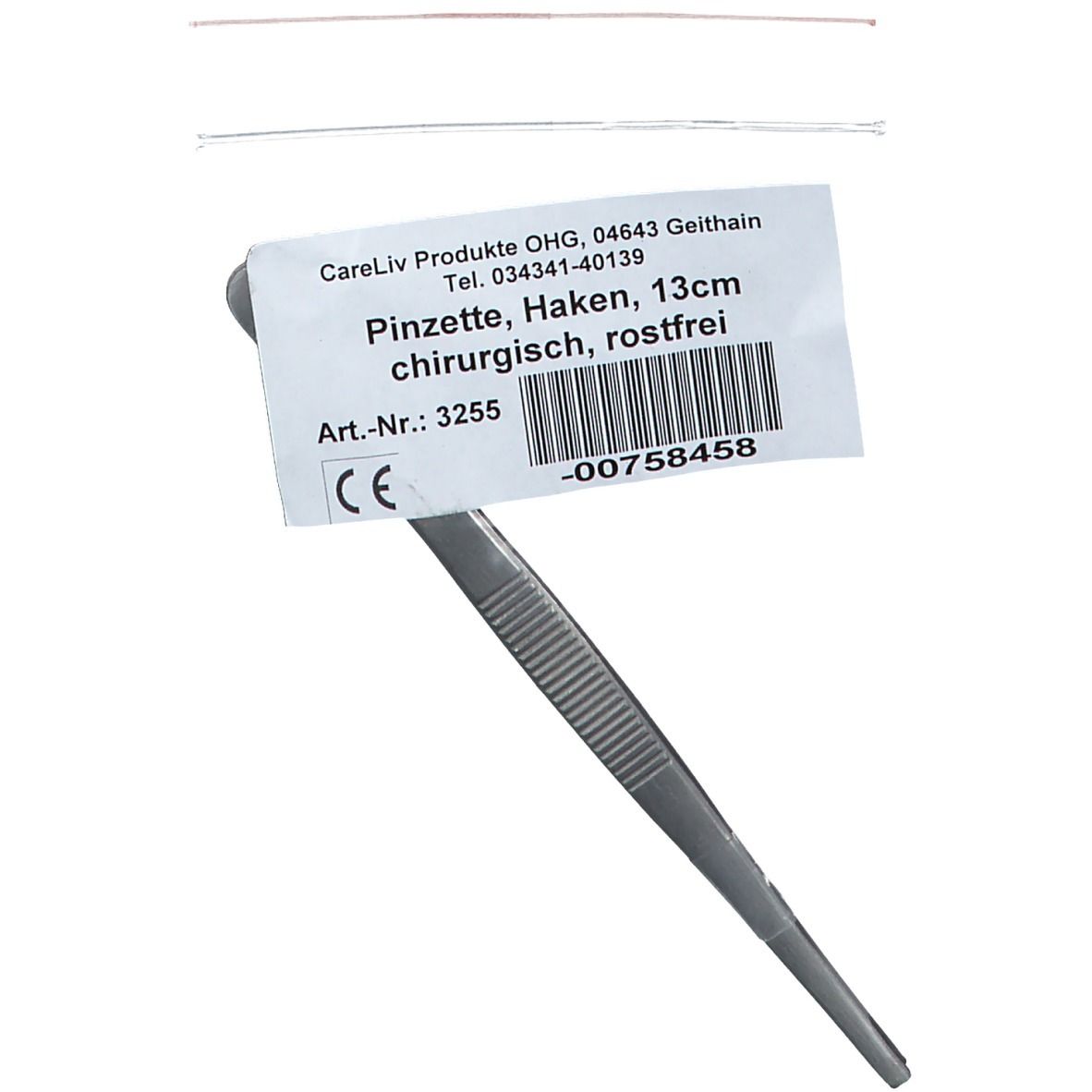 Pinzette chirurgisch Haken 13 cm
