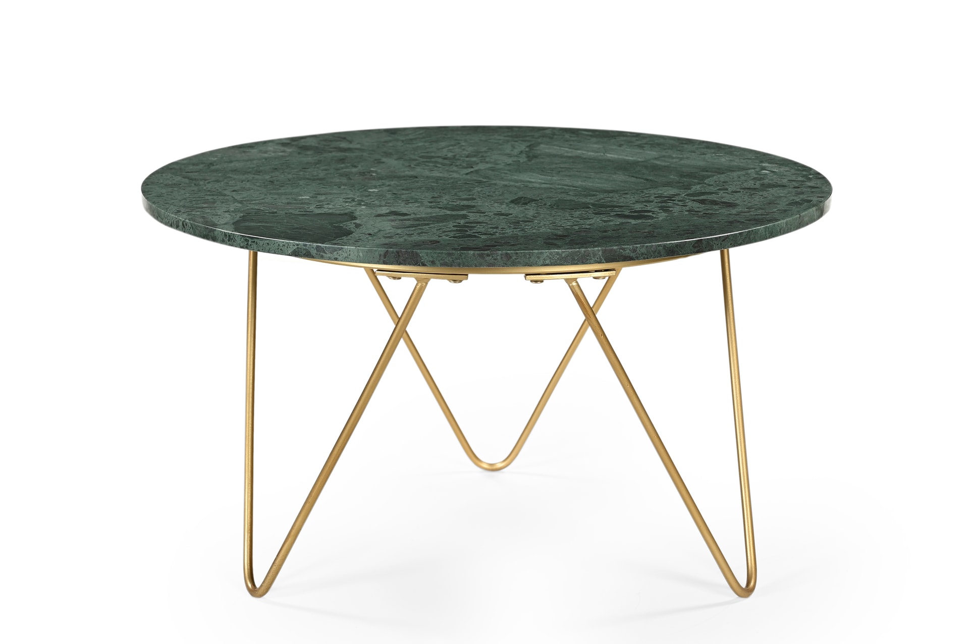 Couchtisch LORENA 70x70 cm Marmor Grün
