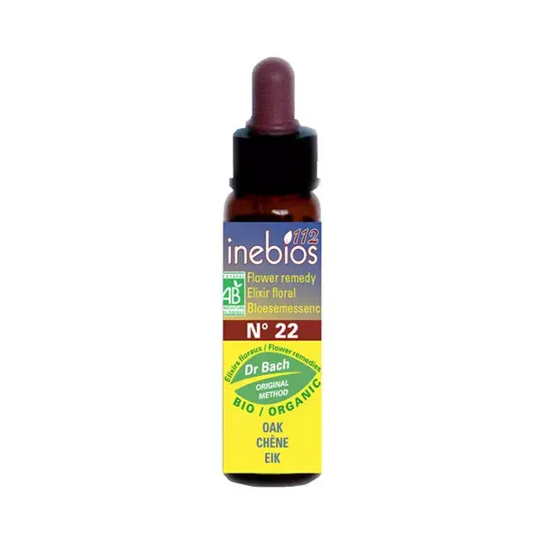 Inebios Bach Flower Remedy No. 22 Oak - Carvalho Orgânico 10ml