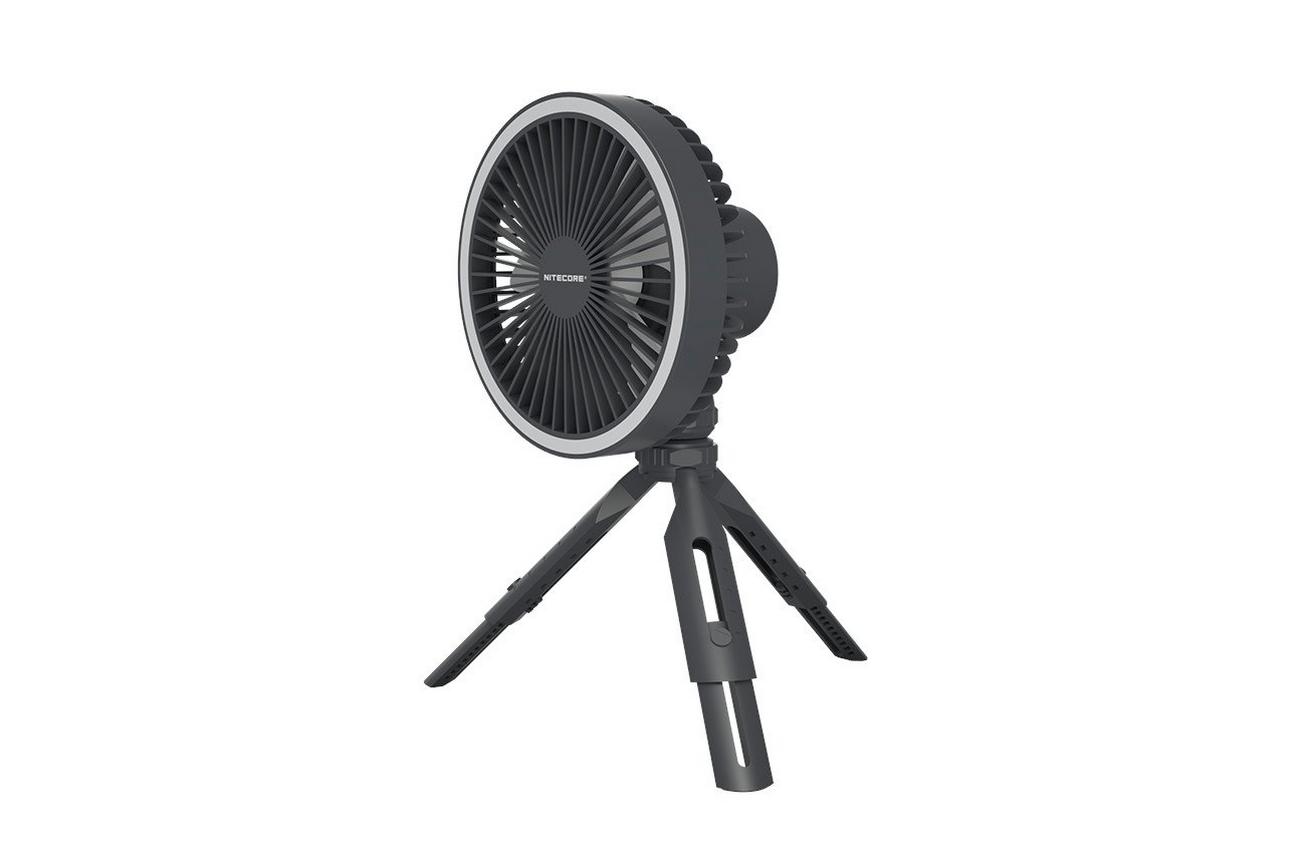 Nitecore NEF10 Portable Fan, grijs, ventilator met lamp en powerbank