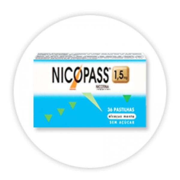 Nicopass Menta 1.5mg 36 Comprimidos
