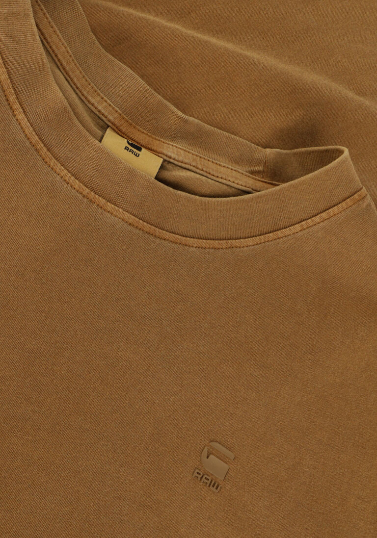 G-STAR RAW camel g-star raw t-shirt lash r t s/s