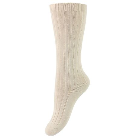 Condor Kn?Strømper - Rib - Beige
