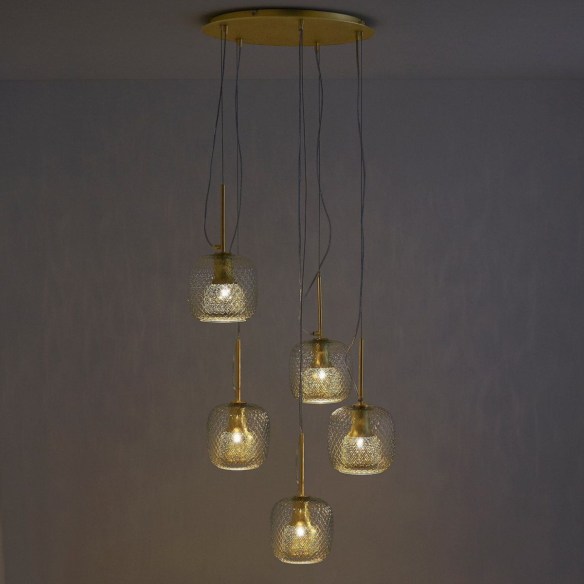 AM.PM<br>Luminária pendente com 5 lâmpadas Mistinguett