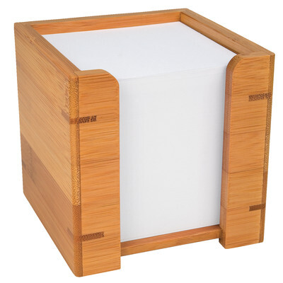 Wedo Zettelbox Bambus, braun