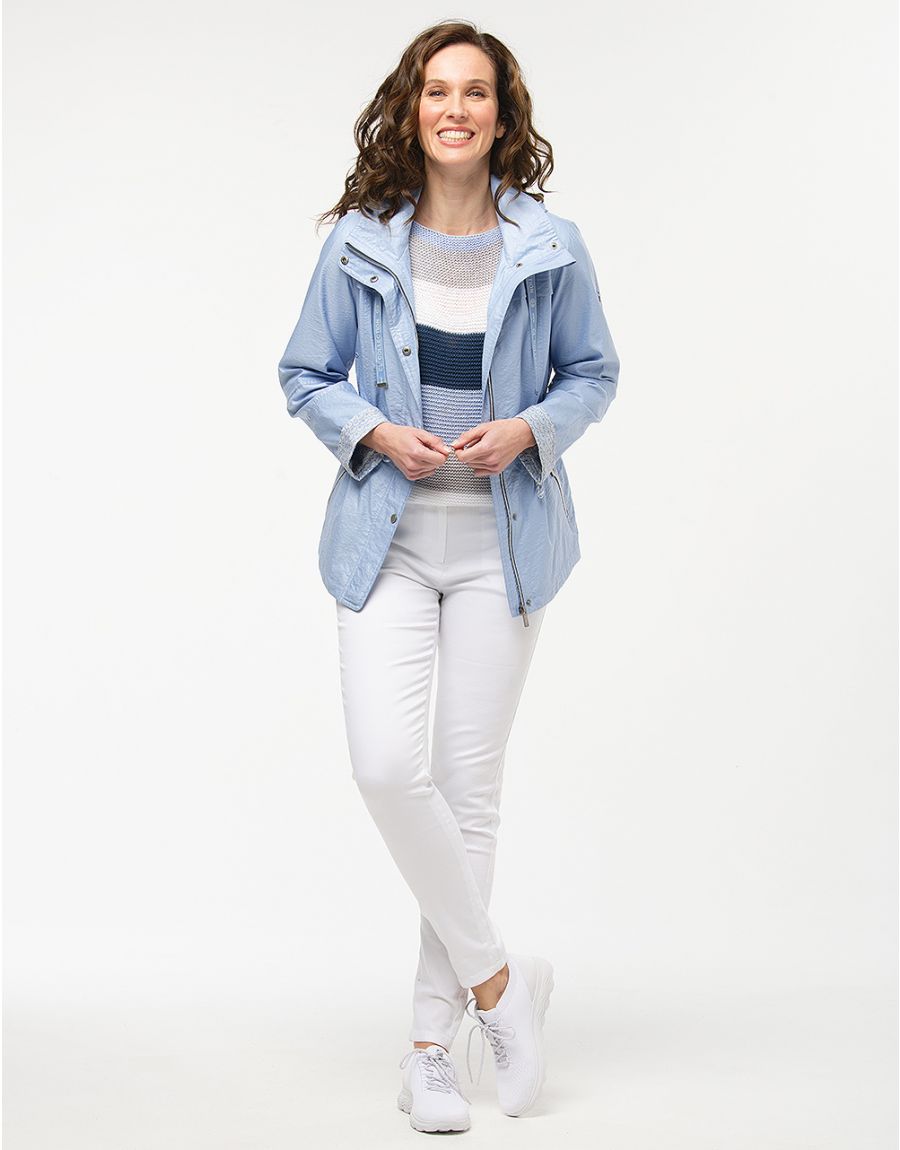 Jean blanc stretch coton