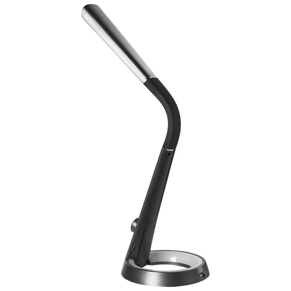 CANOPUS - Bureaulamp LED - Zwart - Synthetisch materiaal