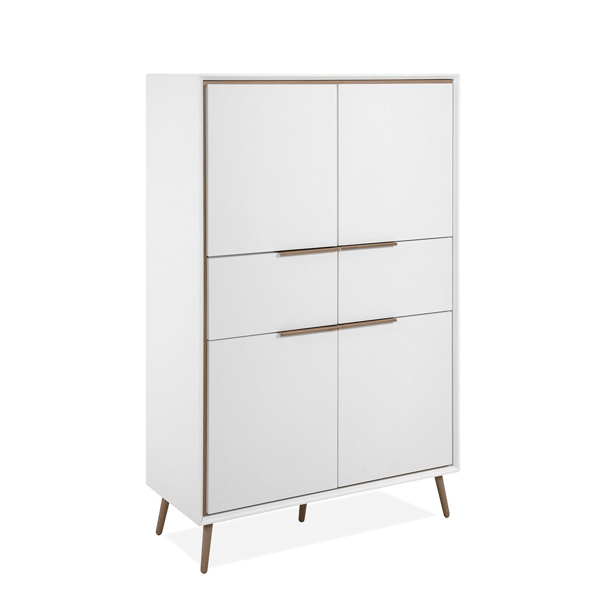 Calicosy - Buffetkast Arona - 90 cm - Houtlook | blanc